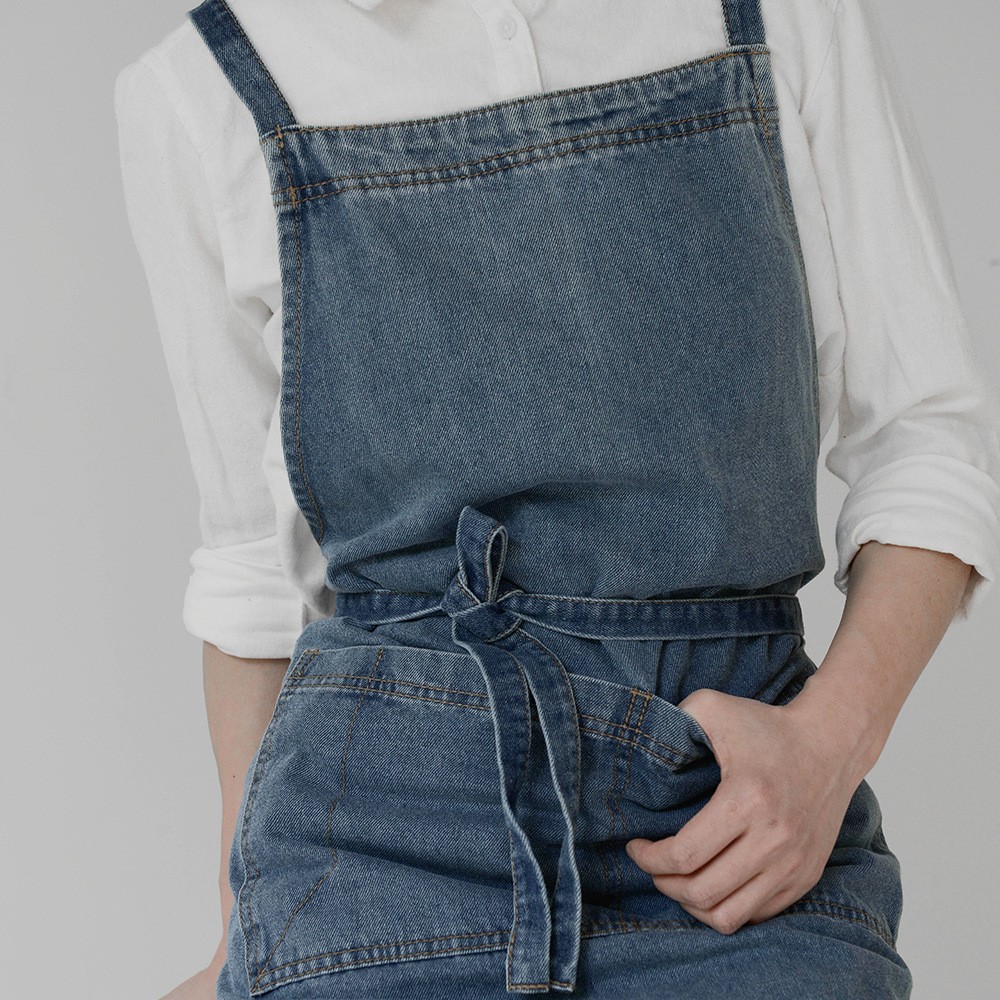 Japan Camping Cooking - Koreaanse denim overalls werkkleding Koreaans restaurant