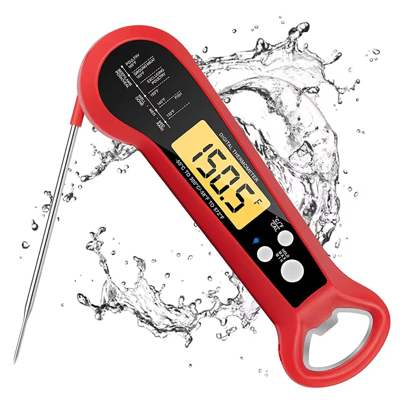 Camping Cooking Meat - LMETJMA Digitale vleesthermometer Direct afleesbare vleesthermometer