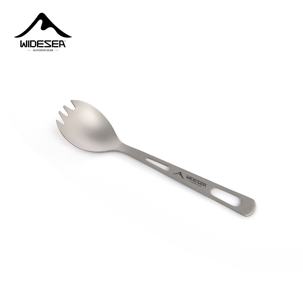 Camping Cooking Set Jetboil - Widesea Camping Kookset Spork Titanium Lepel