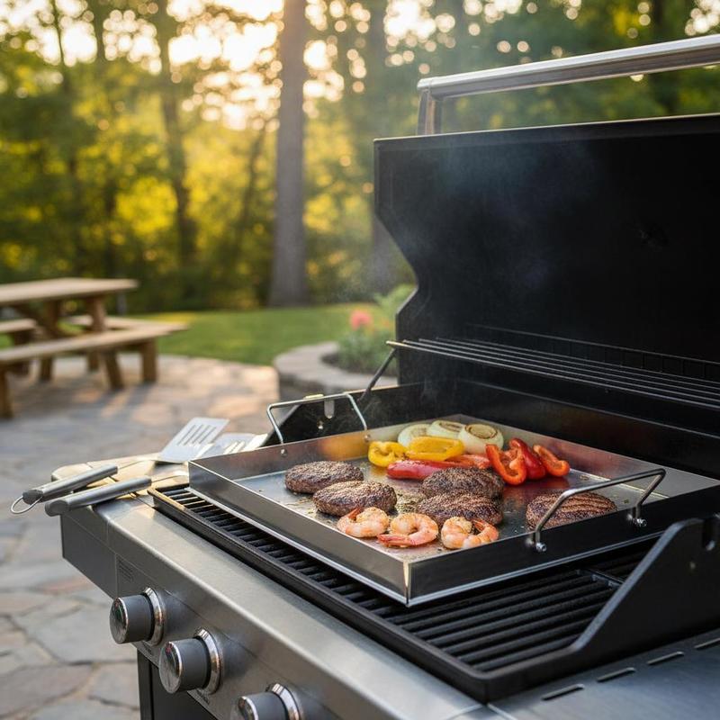Camping Cooking Appliances - Universele platte bakplaat 18x16 inch voor