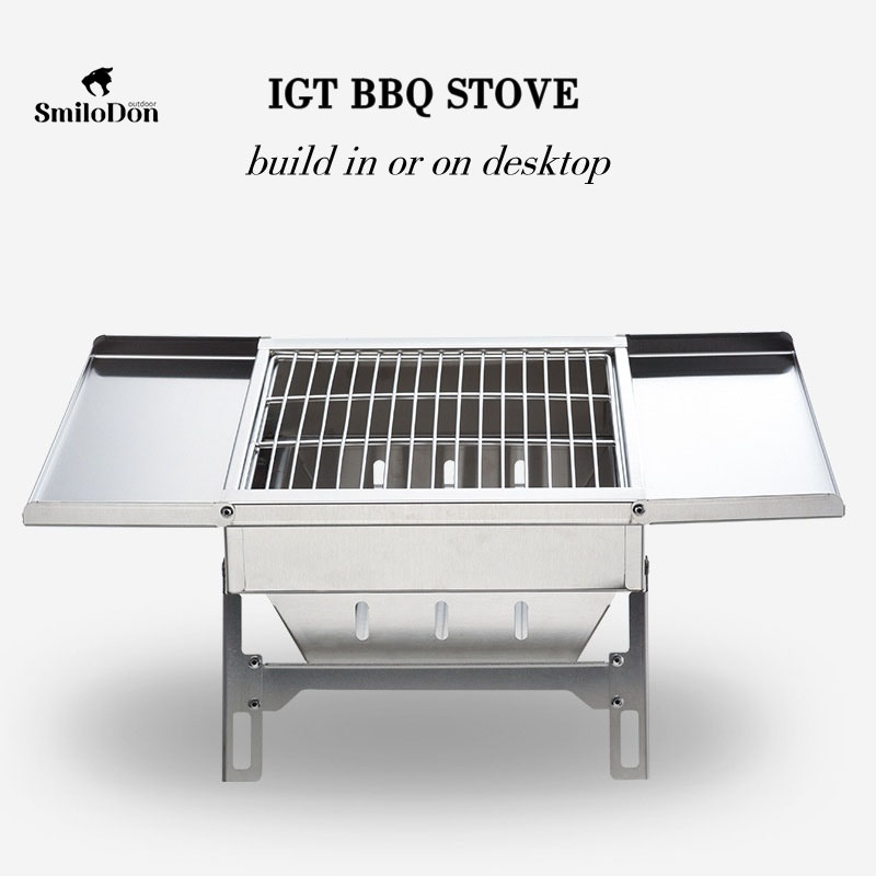 Camping Cooking Table - SmiloDon IGT BBQ-kachel 1-eenheid Barbecue Campingkachel