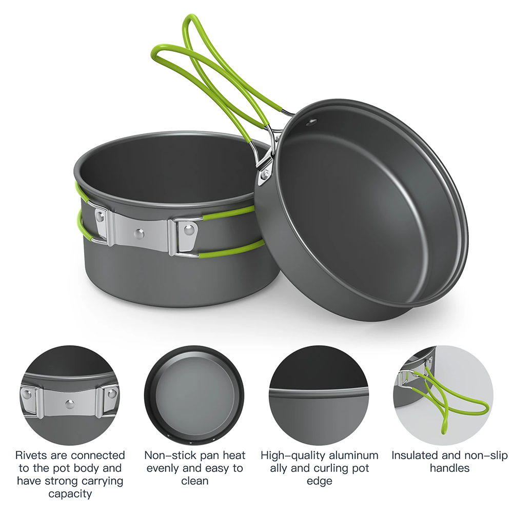 Camping Cooking Set Jetboil - Outdoor kookpot campinggerei set voor 2-3