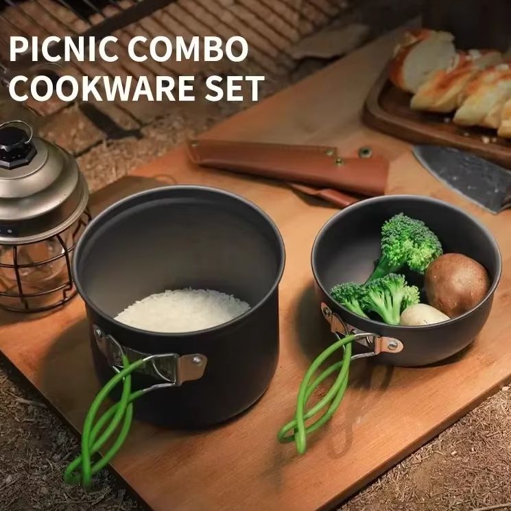Camping Cooking Gear Set - Outdoor Hiking Picknick Kookgerei Set Harde