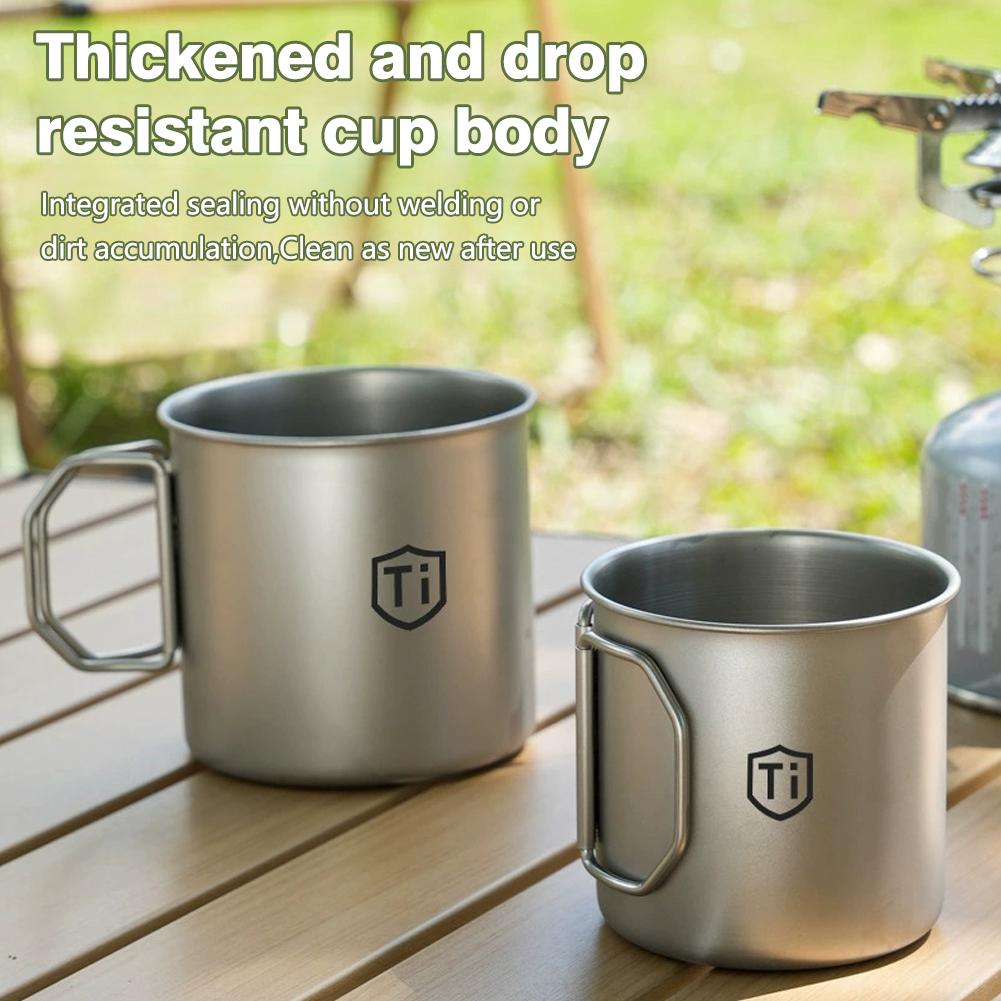 Camping Cooking Set Jetboil - Campingmok Titanium beker Toeristisch servies Picknickgerei