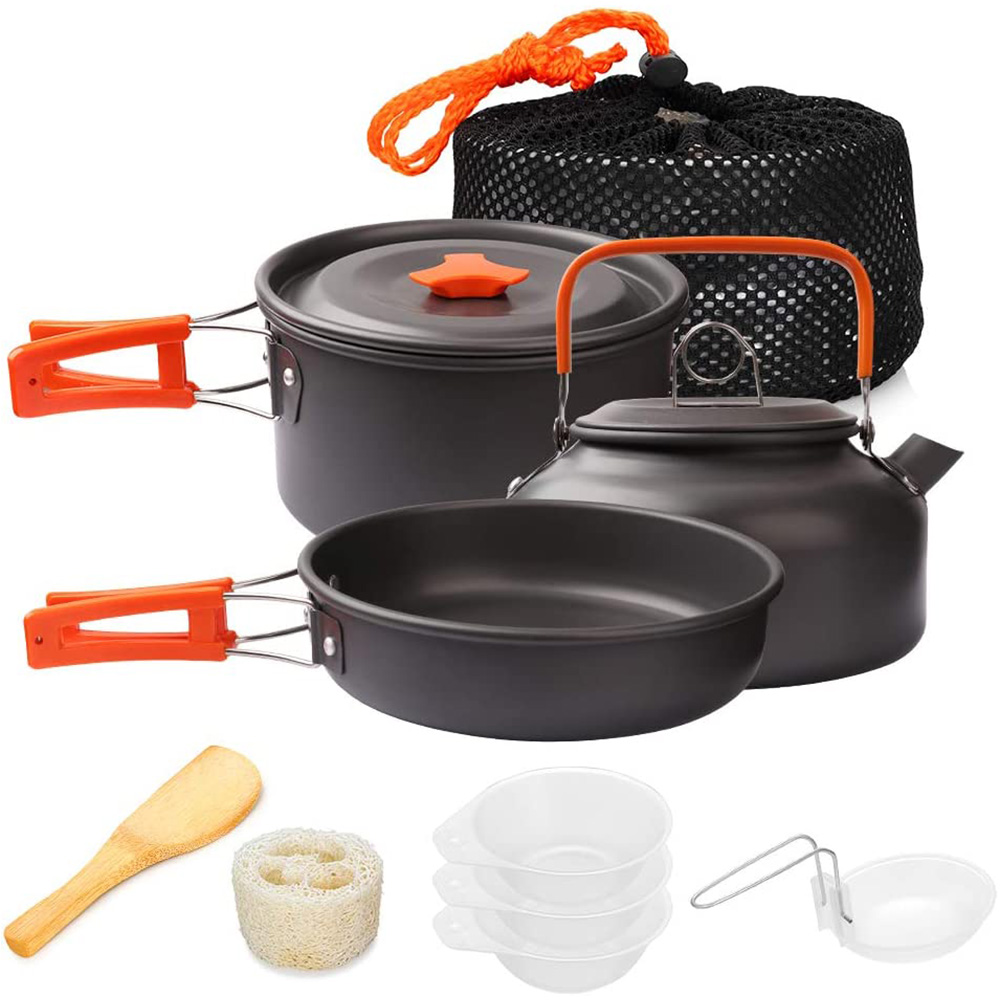 Camping Cooking Backpack - 1 stks/1 set Camping Kookgerei Kit