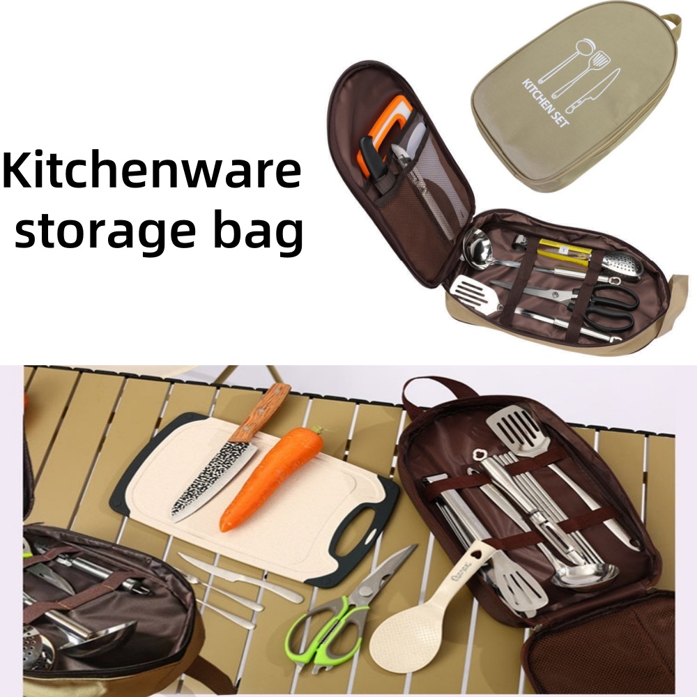 Camping Cooking Equipment Bag - Draagbare kooktas voor buiten, opbergtas voor