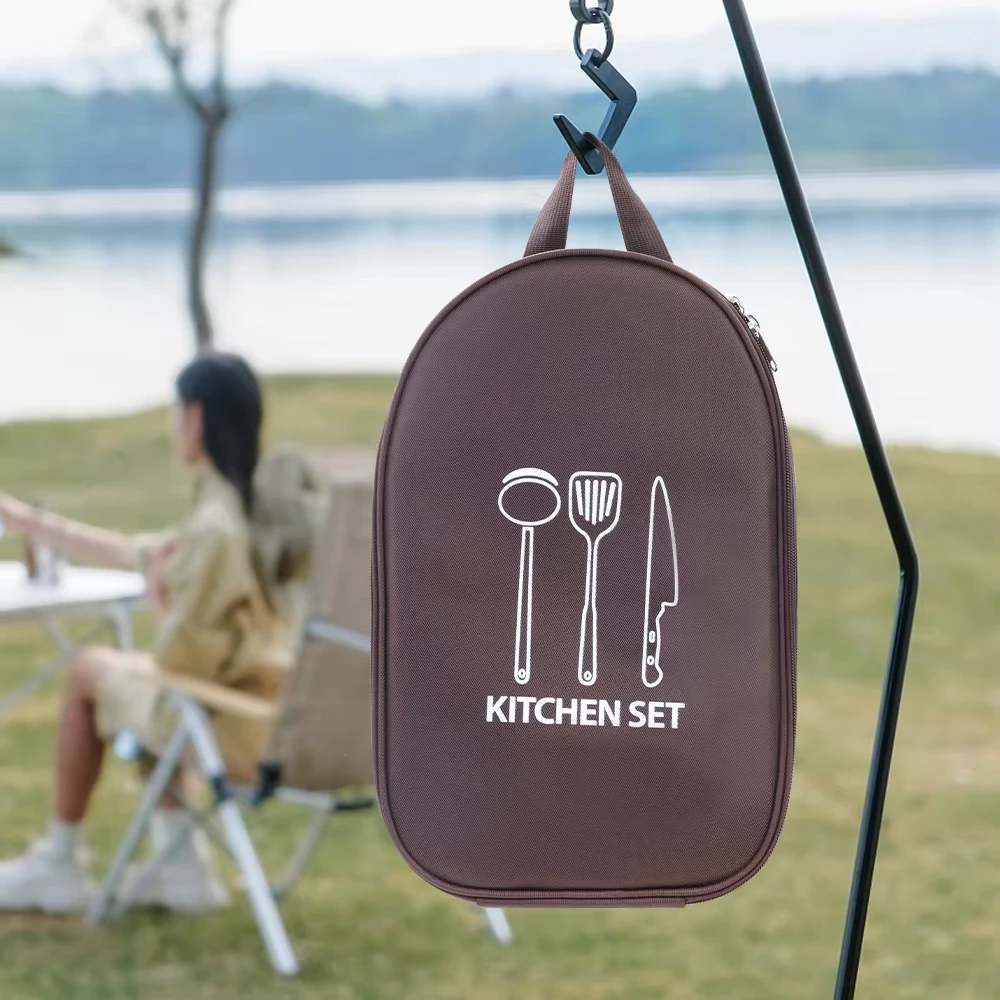 Camping Cooking Equipment Bag - Opbergtas voor kampeeruitrusting, picknick- en wandelbenodigdheden