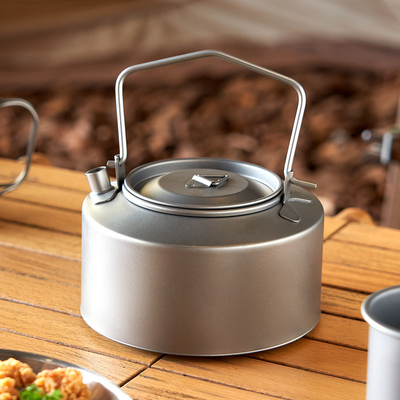 Camping Cooking Tool Set - Camping Water Koken Ketel Titanium Ketel