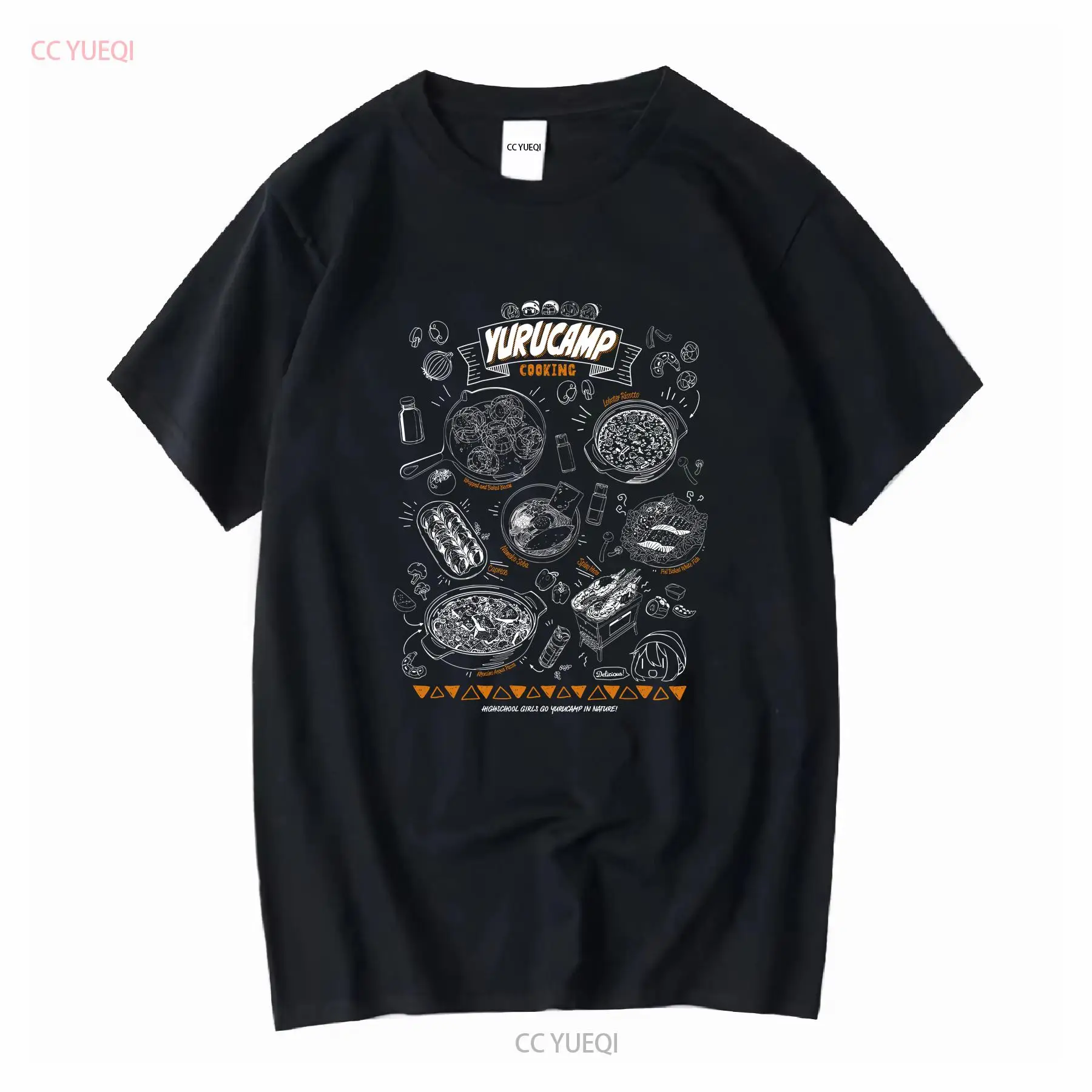 Japan Camping Cooking - Yuru Camp Yurucan Cooking Gourmet T-shirt