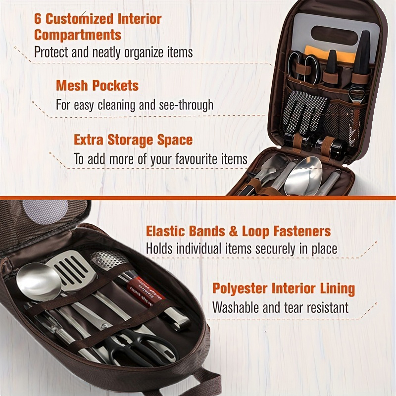 Kooktas voor buiten Campingopb - Camping Cooking Equipment Bag recensie en prijs