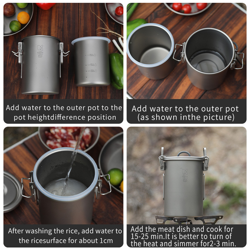 KEITH Pure Titanium Rijstkoker - Camping Cooking Appliances recensie en prijs