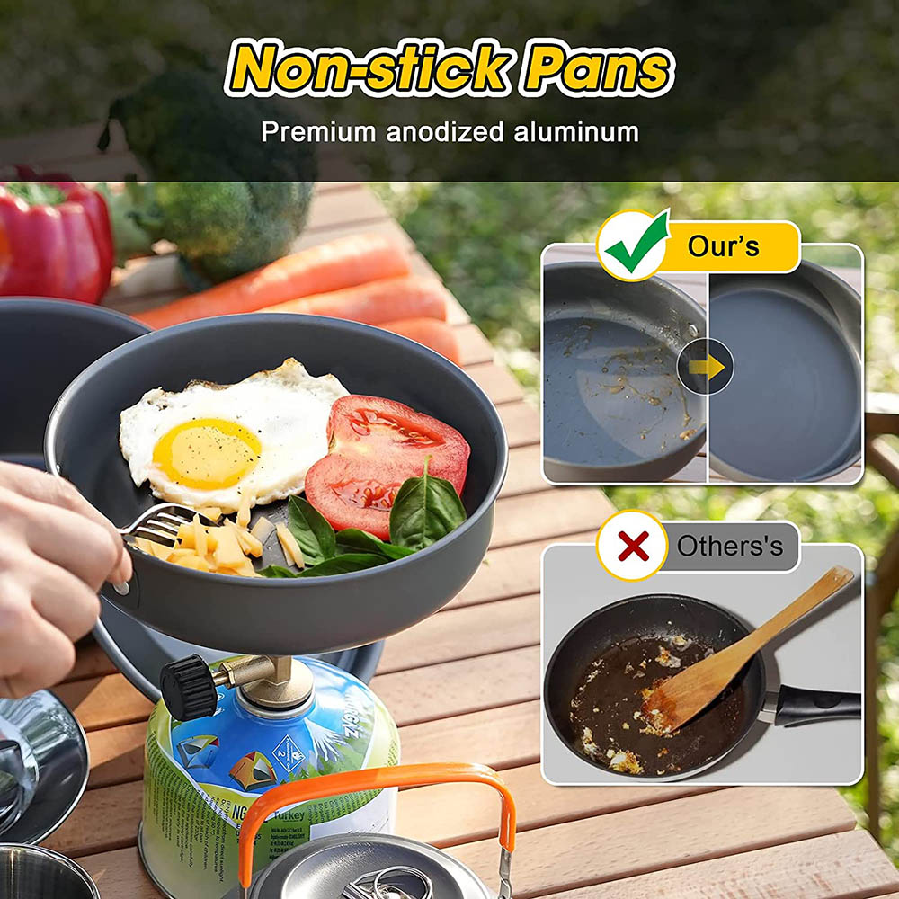 Aluminium outdoor campingpanne - Camping Cooking Equipment Bag recensie en prijs