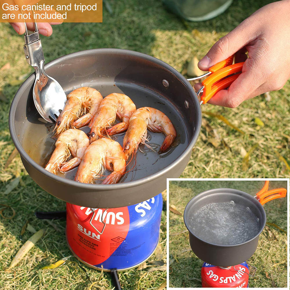 Aluminium outdoor campingpanne - Camping Cooking Equipment Bag recensie en prijs