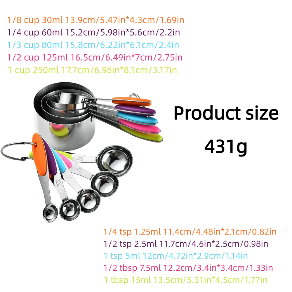 5/10 stuks roestvrijstalen maa - Camping Cooking Tool Set recensie en prijs