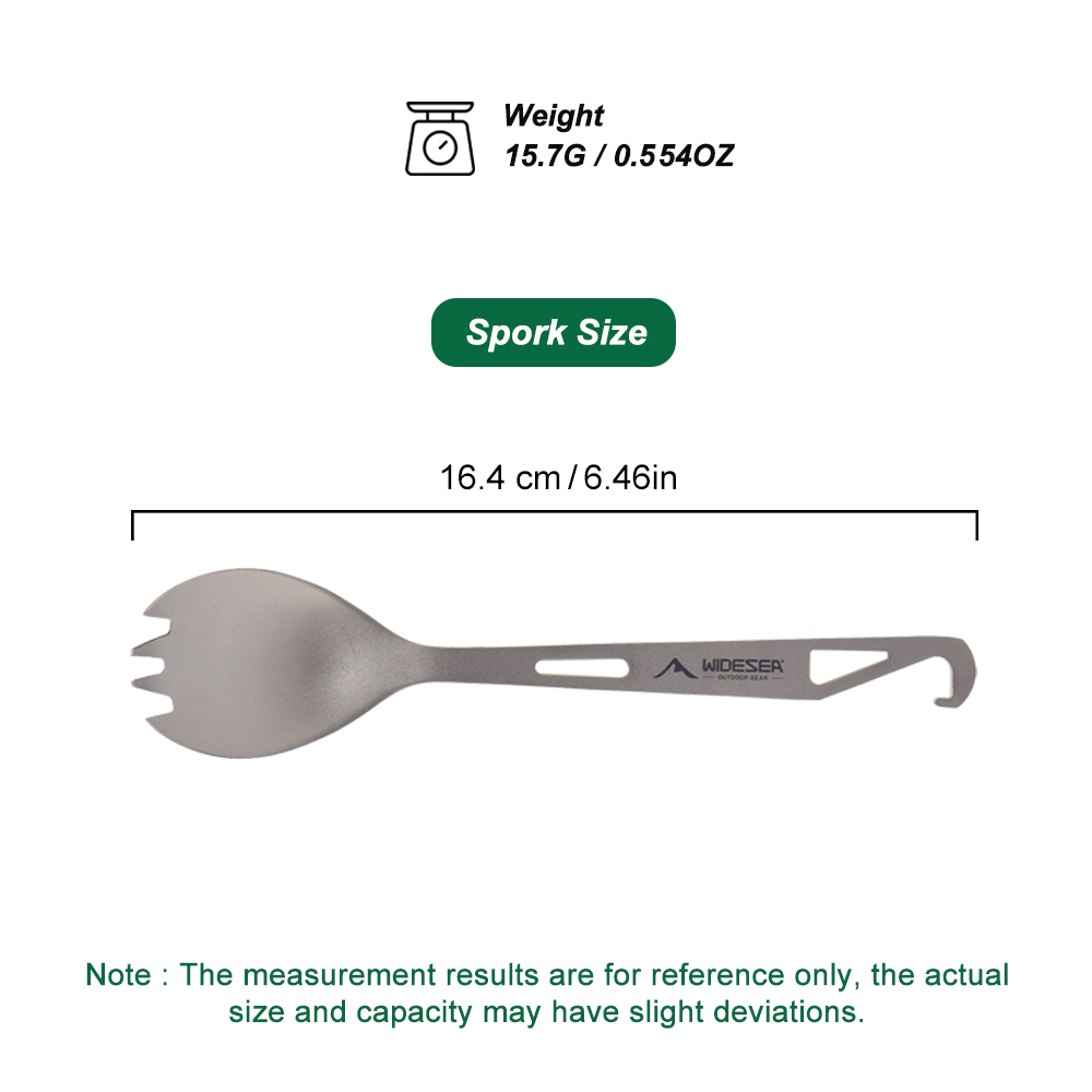 Widesea Camping Kookset Spork  - Camping Cooking Set Jetboil recensie en prijs