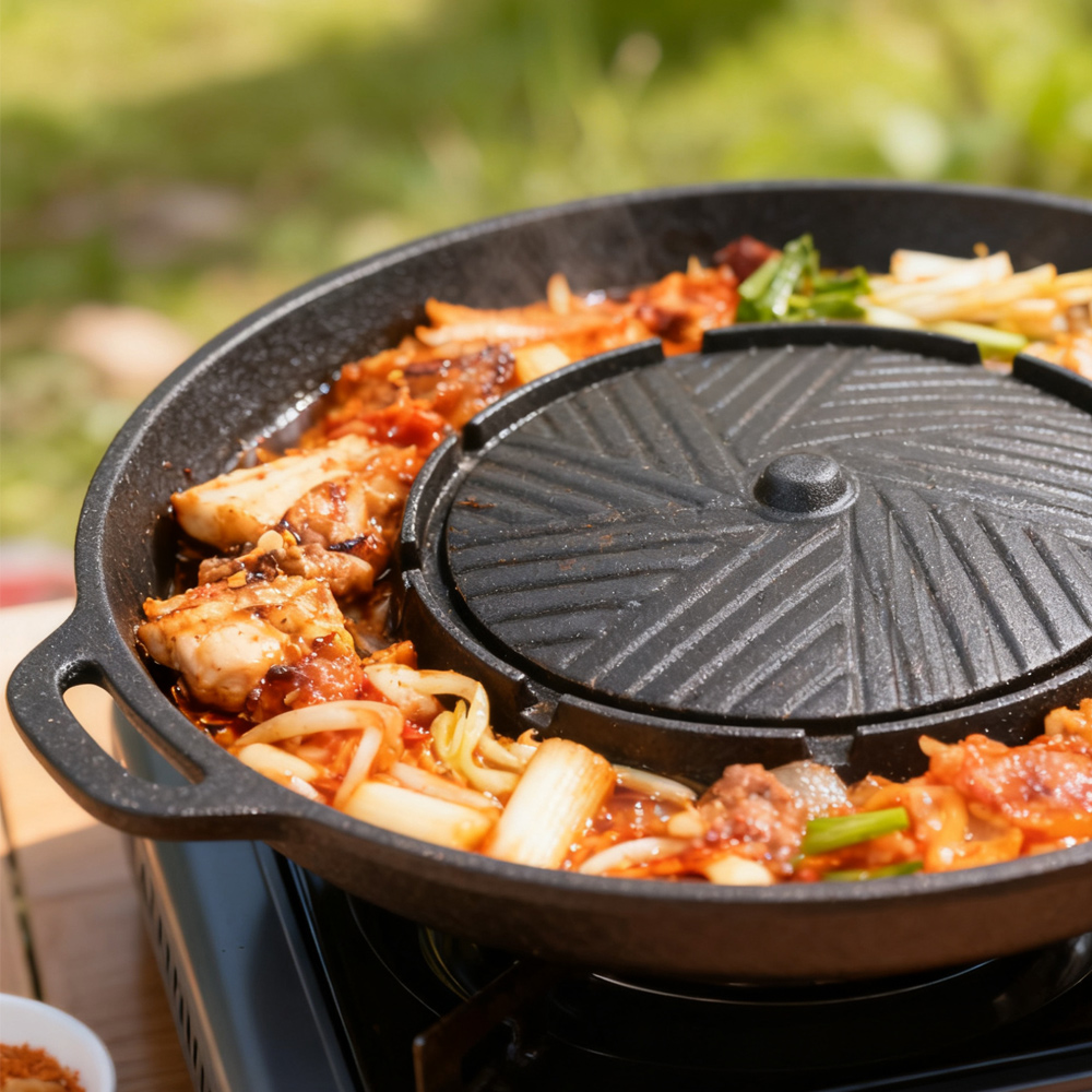 KOSUN Koreaanse BBQ-grillpan 2 - Camping Cooking Appliances recensie en prijs