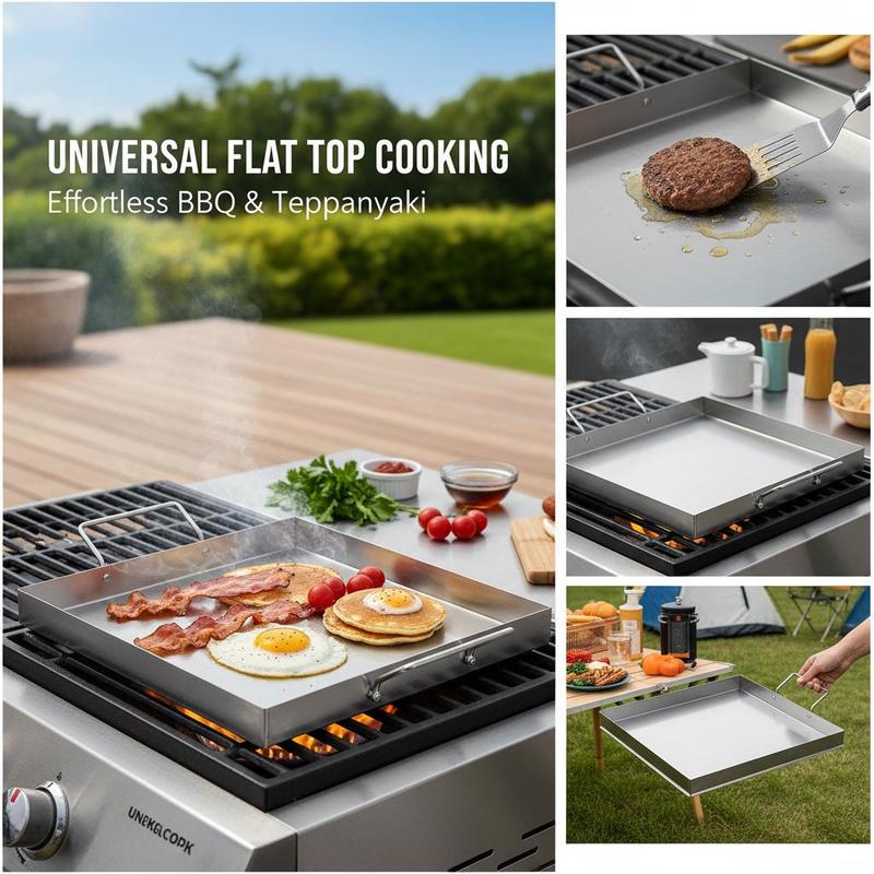 Universele platte bakplaat 18x - Camping Cooking Appliances recensie en prijs