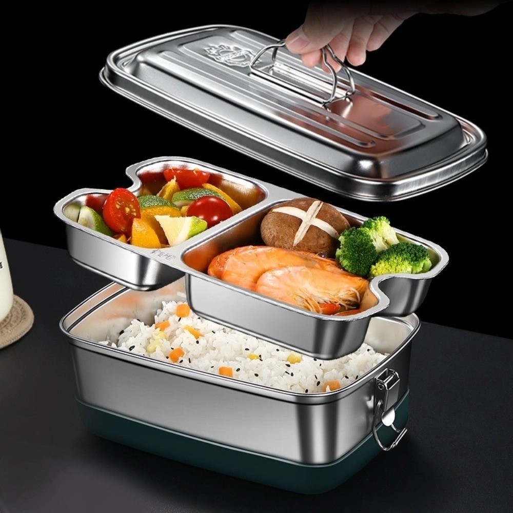 Dubbellaagse roestvrijstalen l - Camping Cooking Appliances recensie en prijs