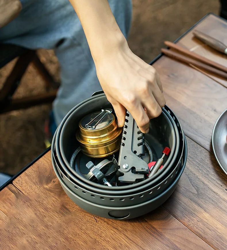 Camping Gasfornuis Alcoholkach - Camping Cooking Gear Set recensie en prijs