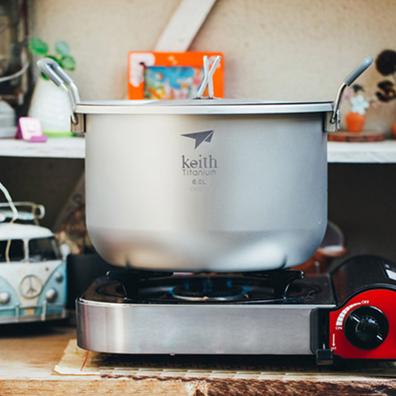 Keith-Camping kookset, titaniu - Camping Cooking Gear Set recensie en prijs