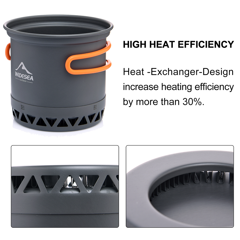 Widesea Camping 1.3L 2.3L Kook - Camping Cooking Set Jetboil recensie en prijs