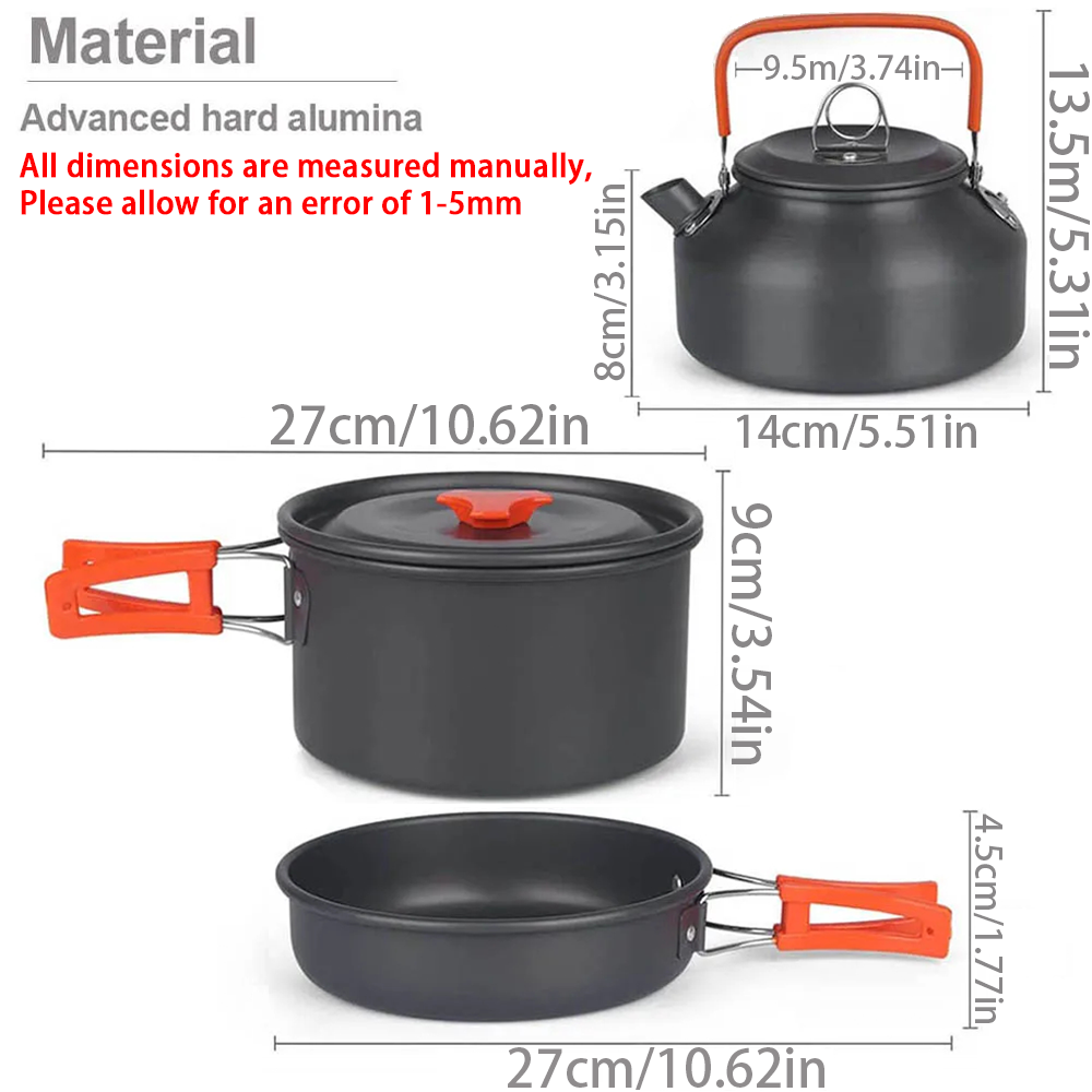 1 stks/1 set Camping Kookgerei - Camping Cooking Backpack recensie en prijs