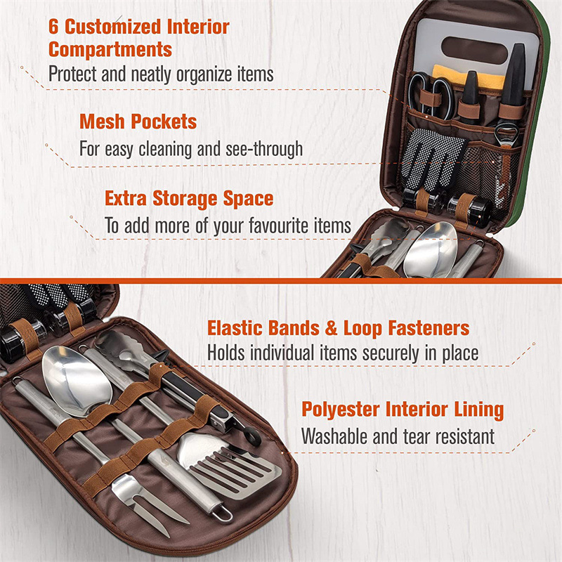 Draagbare kooktas voor buiten, - Camping Cooking Equipment Bag recensie en prijs