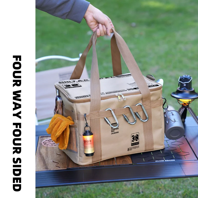 Een tactische opbergtas met gr - Camping Cooking Equipment Bag recensie en prijs