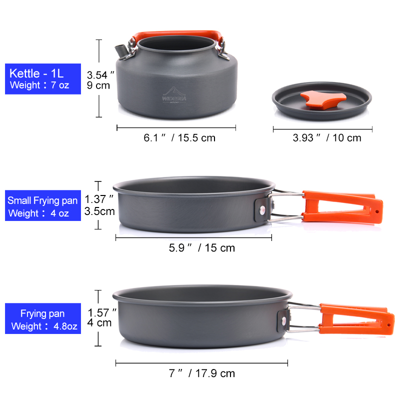 Widea Camping Outdoor Kookgere - Camping Cooking Set Jetboil recensie en prijs
