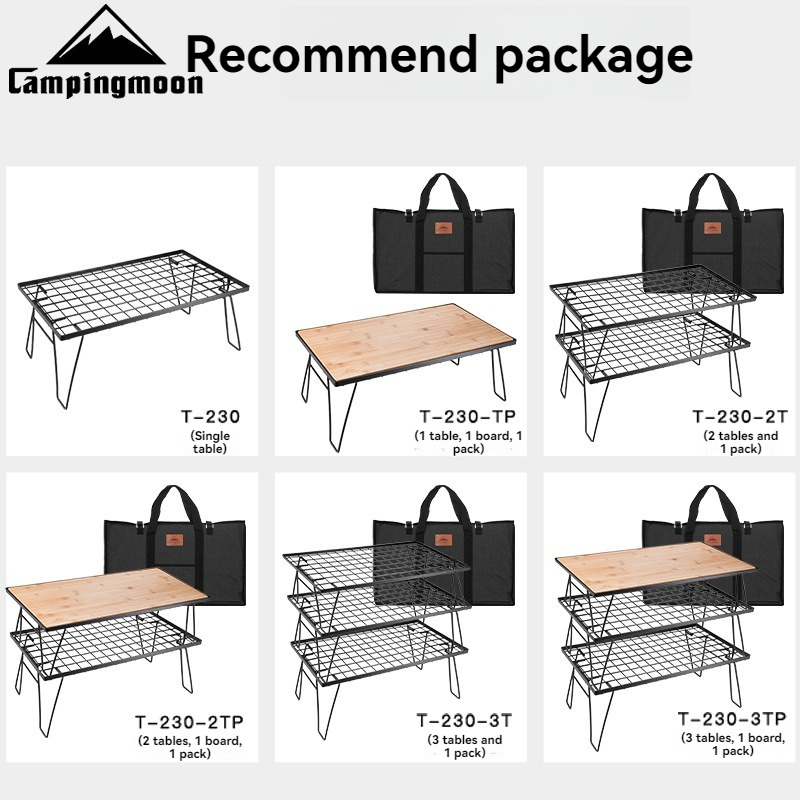 CAMPINGMOON T-230 Draagbare Mu - Camping Cooking Table recensie en prijs