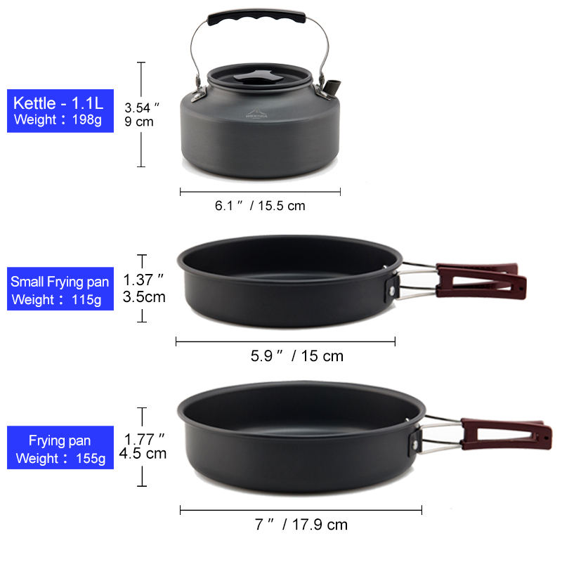 Widesea Camping Kookgerei Set  - Camping Cooking Set Jetboil recensie en prijs