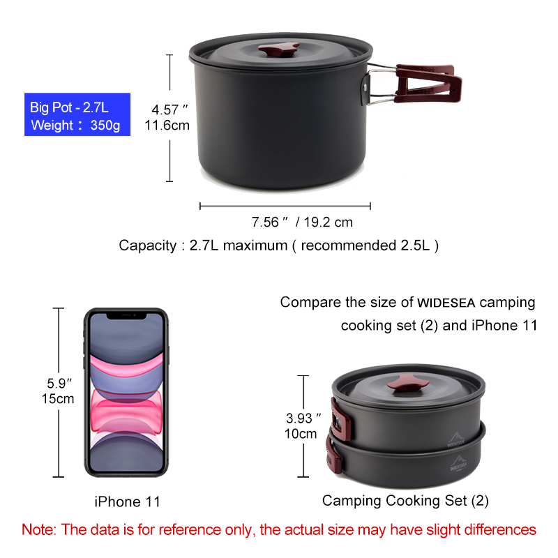 Widesea Camping Kookgerei Set  - Camping Cooking Set Jetboil recensie en prijs