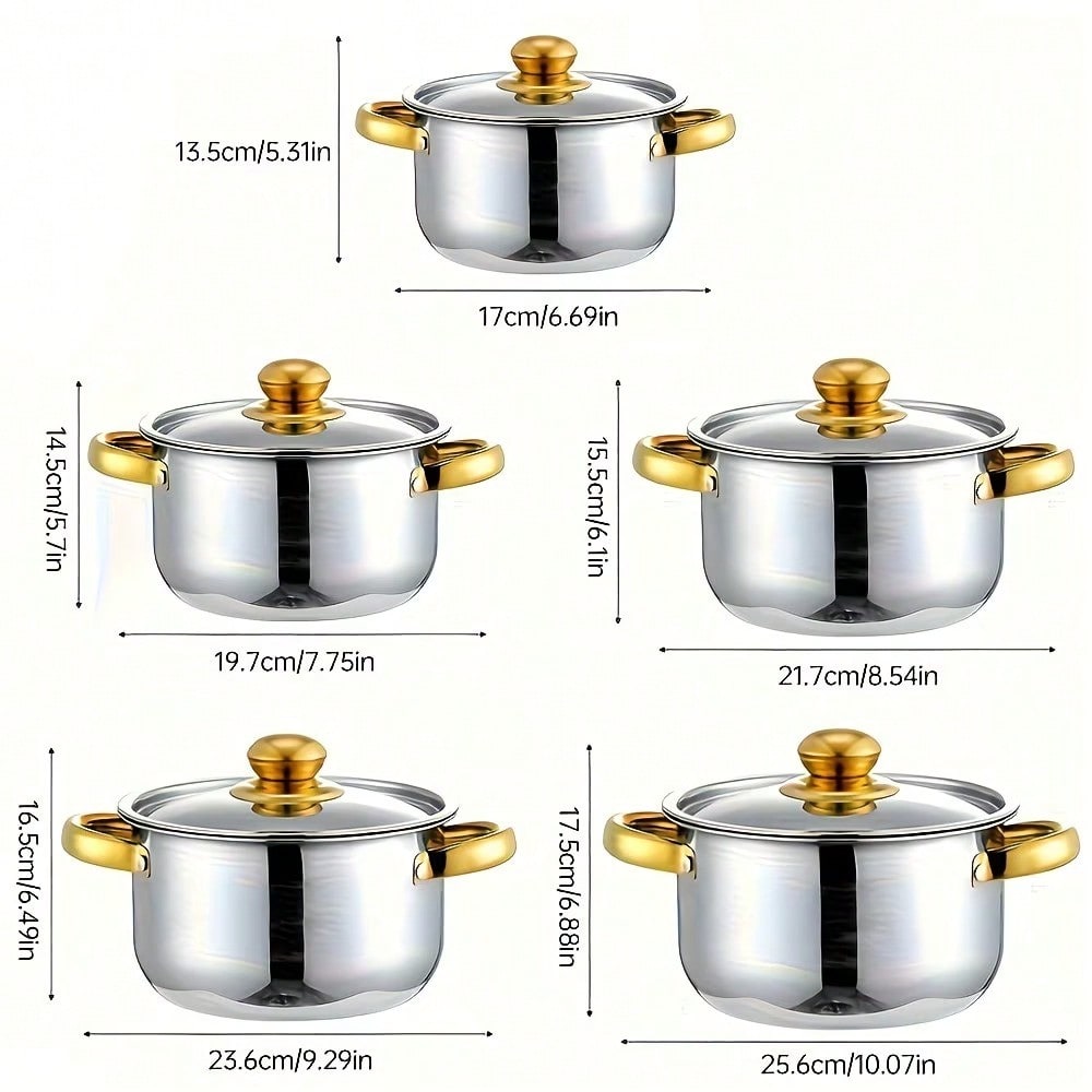 RVS Pannenset Modern Luxe Kook - Camping Cooking Tool Set recensie en prijs