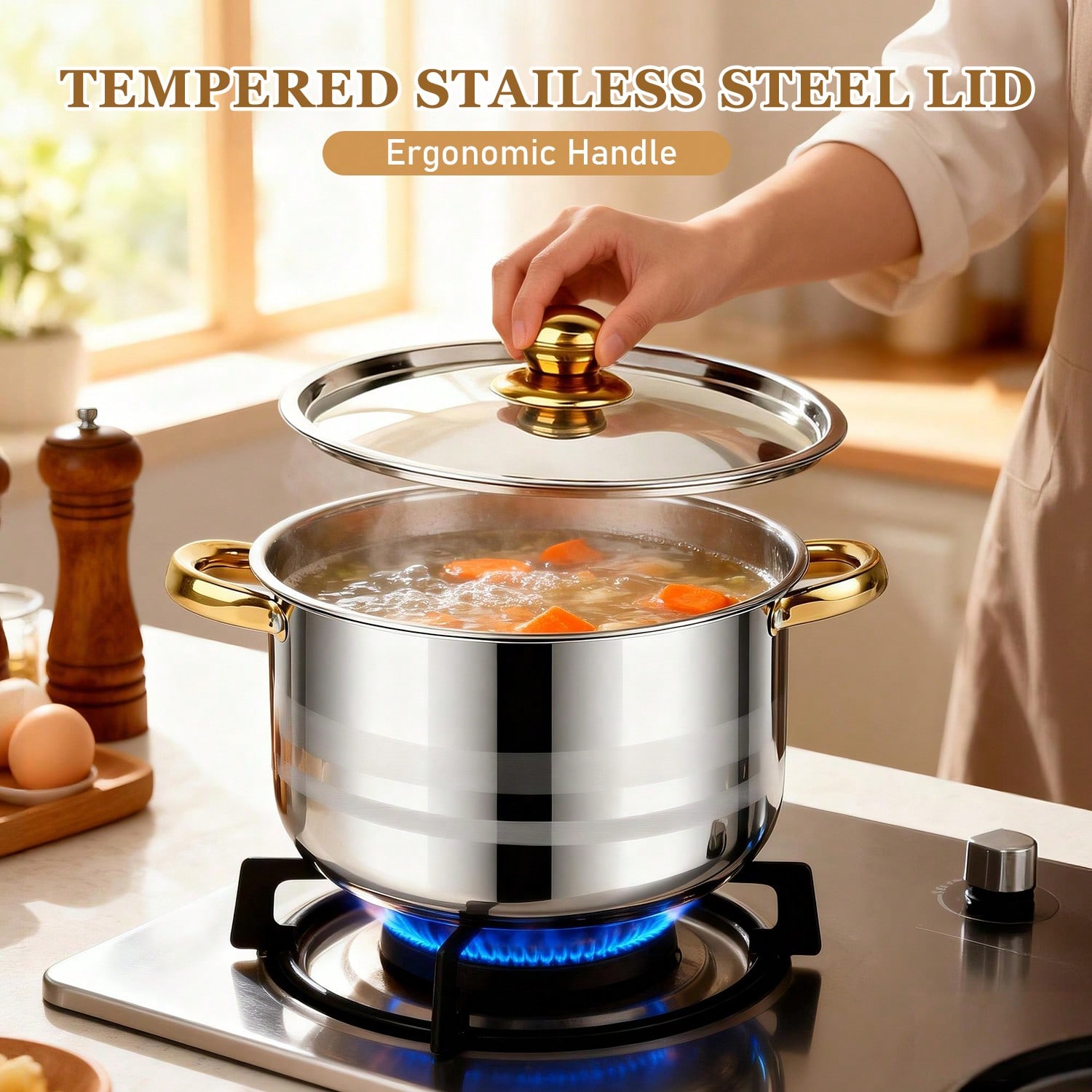 RVS Pannenset Modern Luxe Kook - Camping Cooking Tool Set recensie en prijs