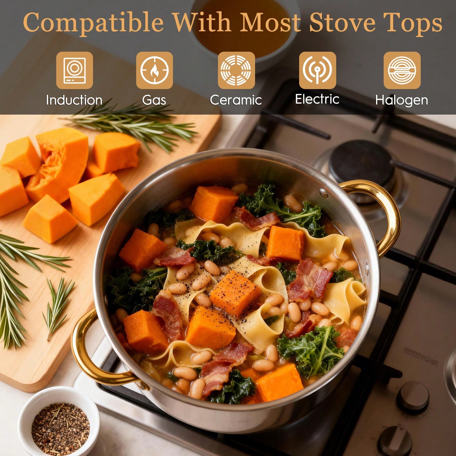 RVS Pannenset Modern Luxe Kook - Camping Cooking Tool Set recensie en prijs