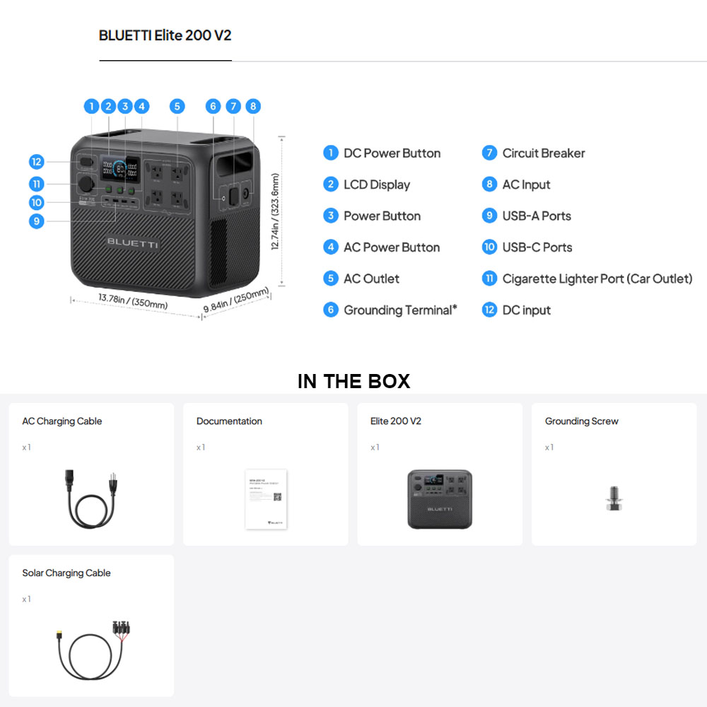【Renew】BLUETTI Elite 200 V2 dr - Camping Cooking Appliances recensie en prijs