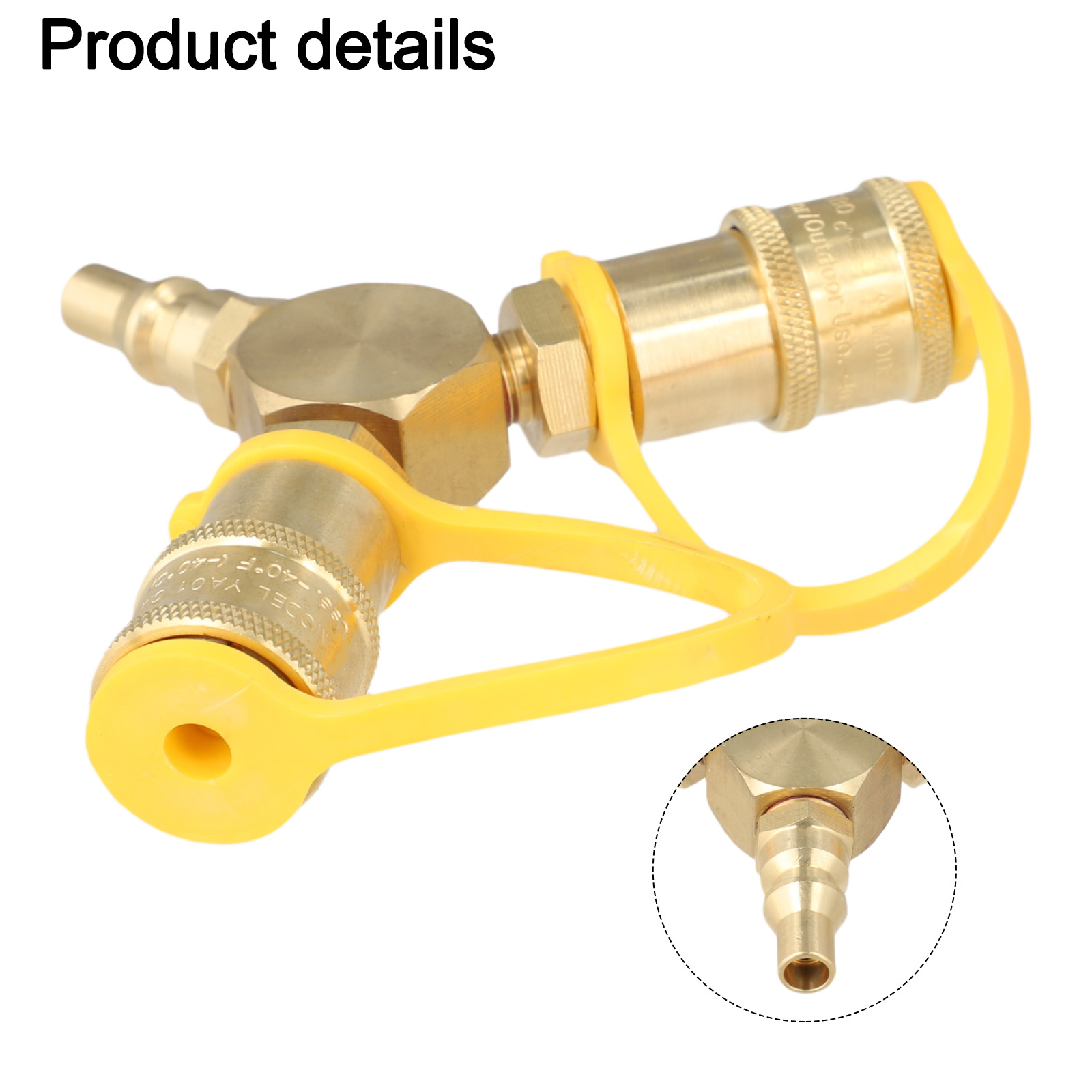 Messing 1/4 inch Quick Connect - Camping Cooking Appliances recensie en prijs