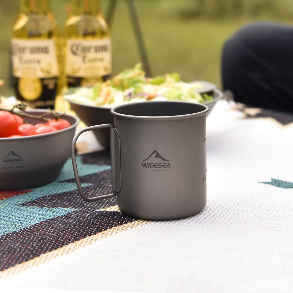 Widesea Camping Mok Titanium C - Camping Cooking Set Jetboil recensie en prijs