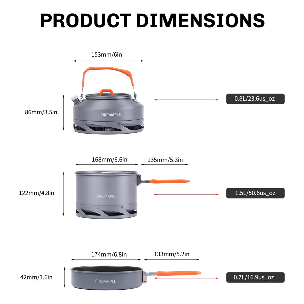 Fire Maple Camping Kookgerei G - Camping Cooking Set Jetboil recensie en prijs