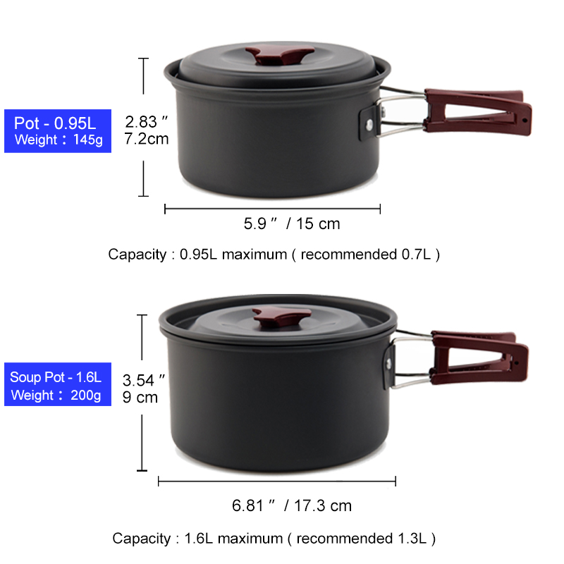 Widesea Camping Kookgerei Set  - Camping Cooking Set Jetboil recensie en prijs