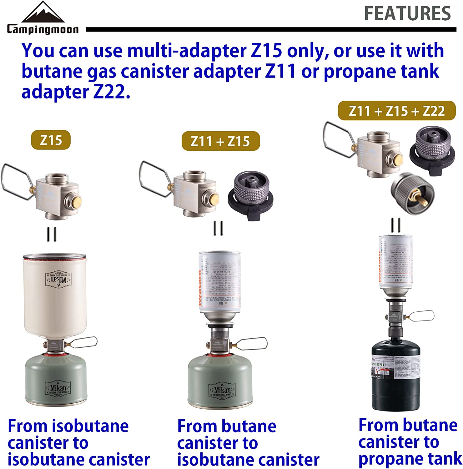 Gasfornuisadapter Gasbesparend - Camping Cooking Backpack recensie en prijs