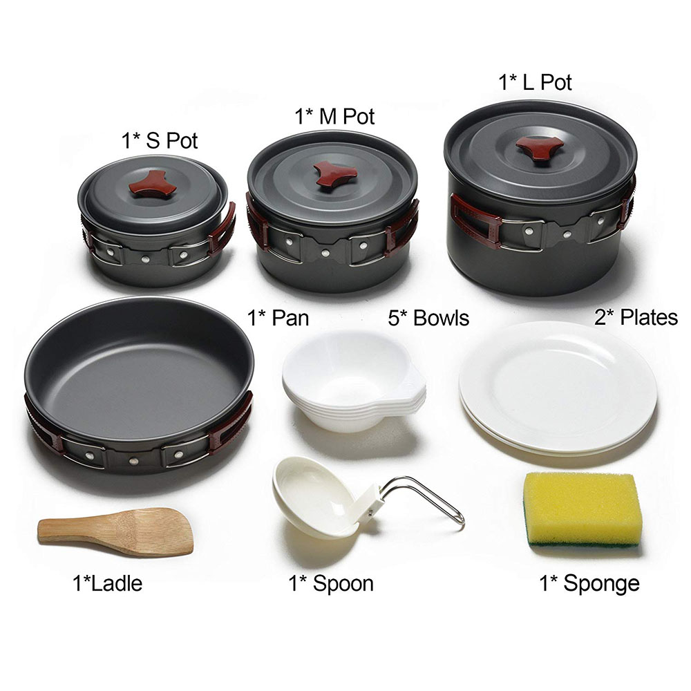 Outdoor Camping Kookgerei Kit  - Camping Cooking Gear Set recensie en prijs